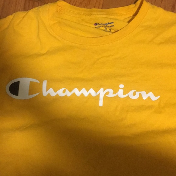 mustard yellow champion tee - Picture 2 of 5
